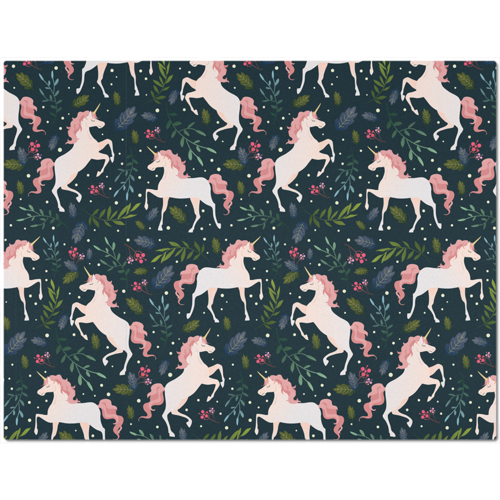Placemat with Pink Unicorn Design