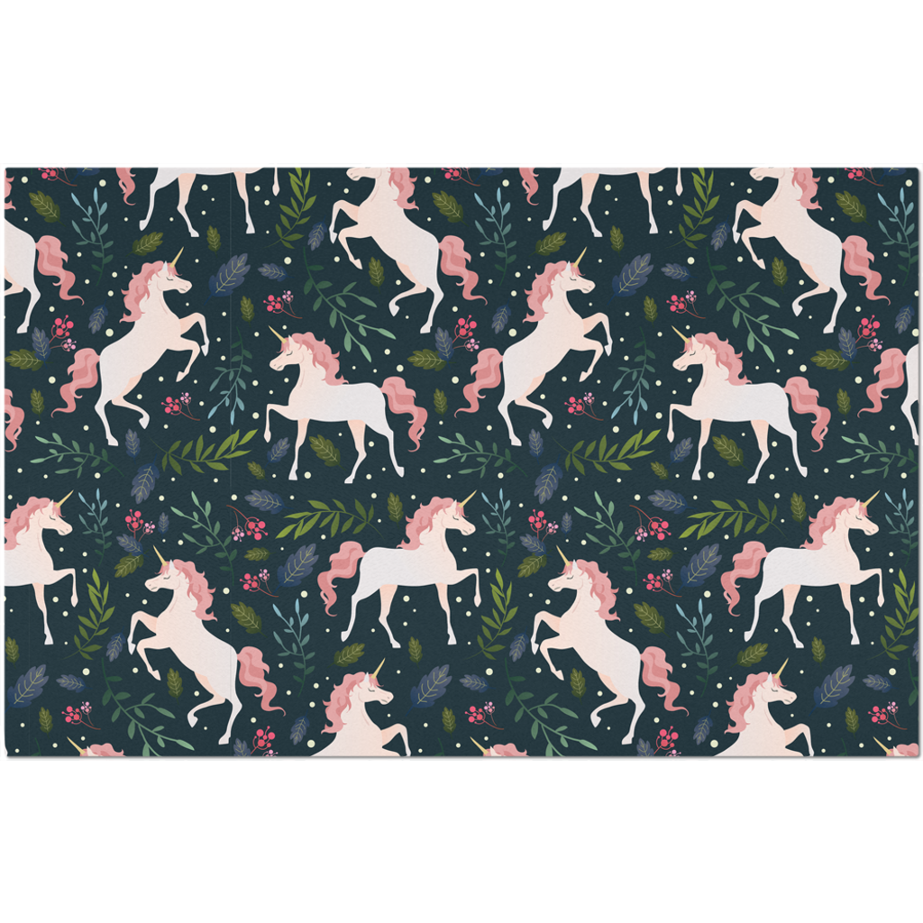 Placemat with Pink Unicorn Design