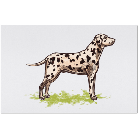 Image of Placemat with Hand drawn Dalmatian Design