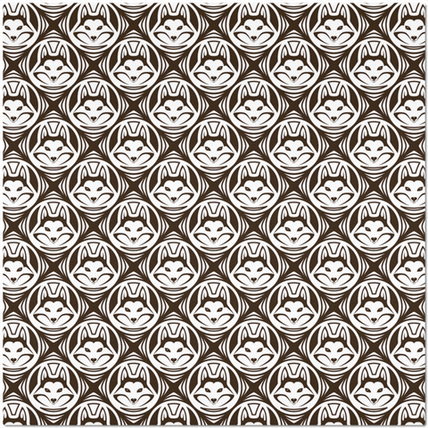 Image of Siberian Husky Pattern Placemat