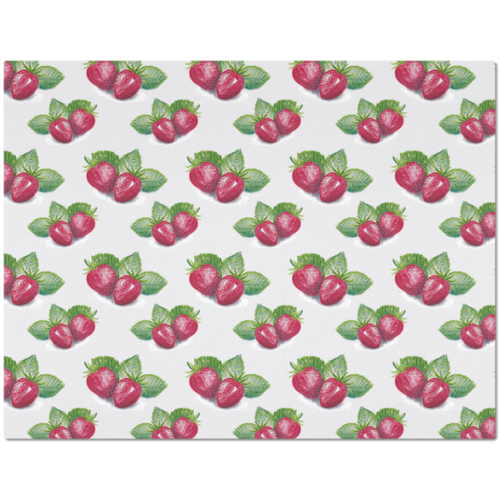 Placemat with Strawberry Pattern