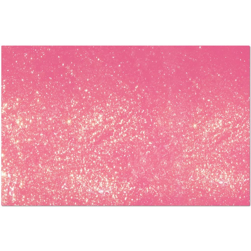 Placemat with Pink Glitters Print