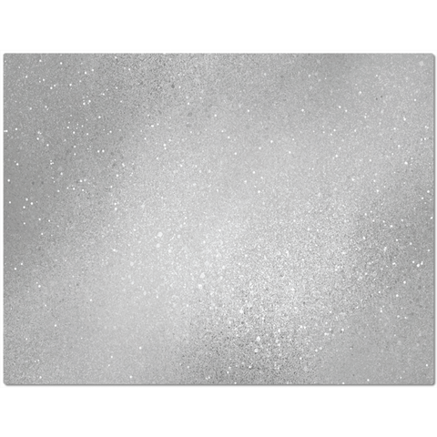 Image of Placemat with Silver Glitters Print