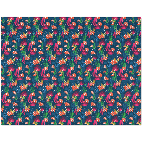 Image of Under Water with Clown Fish Patter Placemat