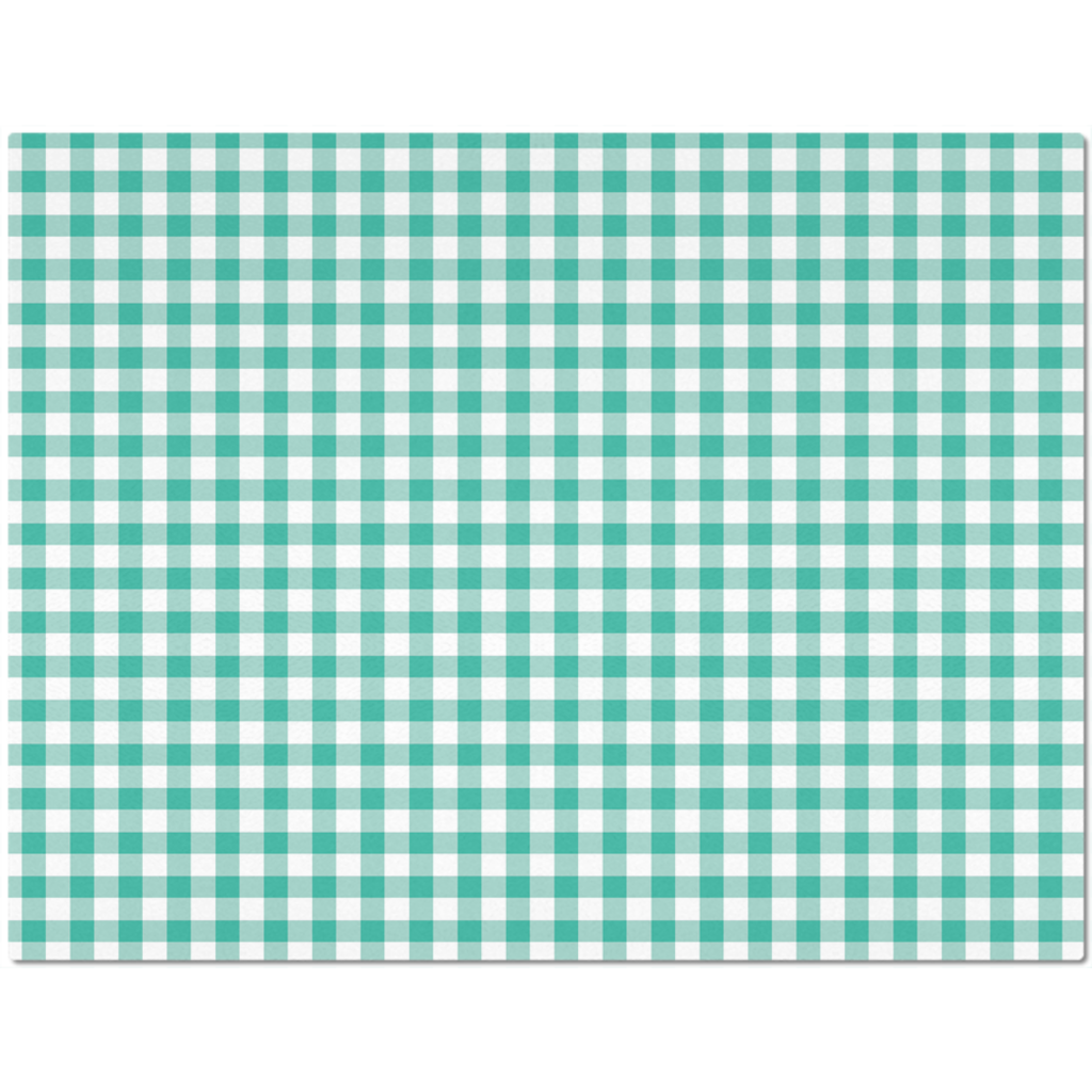 Classic Green Checkered Placemat