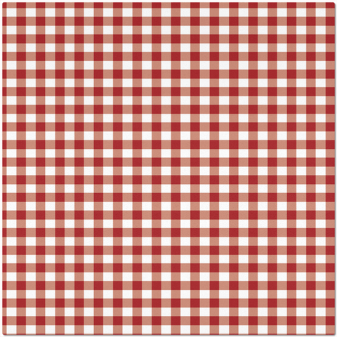 Classic Red Checkered Placemat