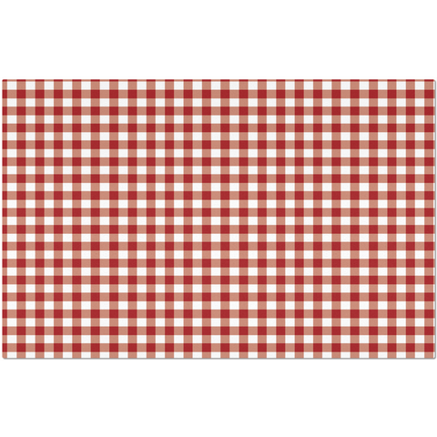Classic Red Checkered Placemat