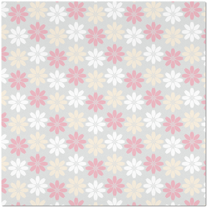 Placemat with Pink Floral Pattern