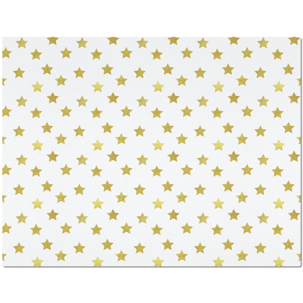 Placemat with Gold Stars Design