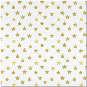 Placemat with Gold Stars Design