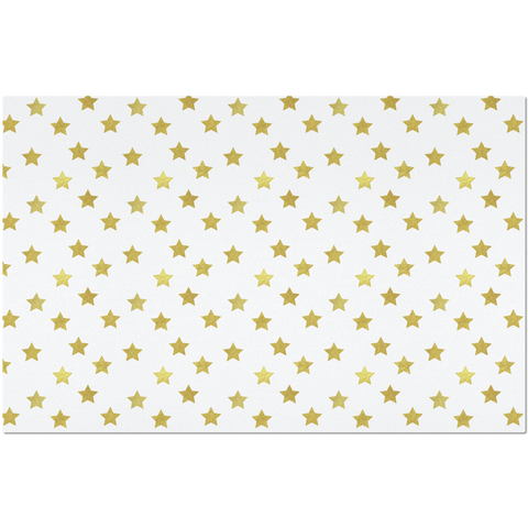 Image of Placemat with Gold Stars Design