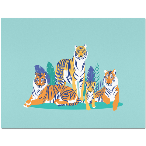 Image of Placemat with Tiger Design