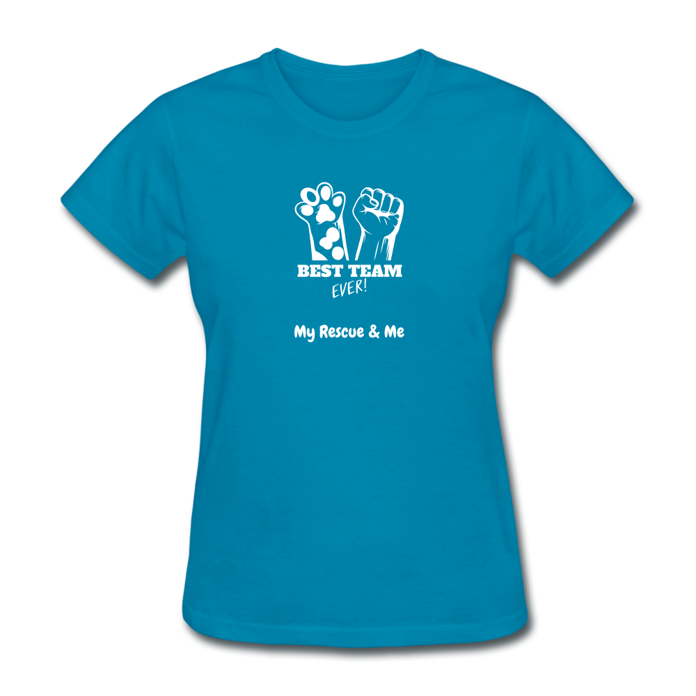 Beast Team Ever - My Rescue and Me - Women's T-Shirt - turquoise