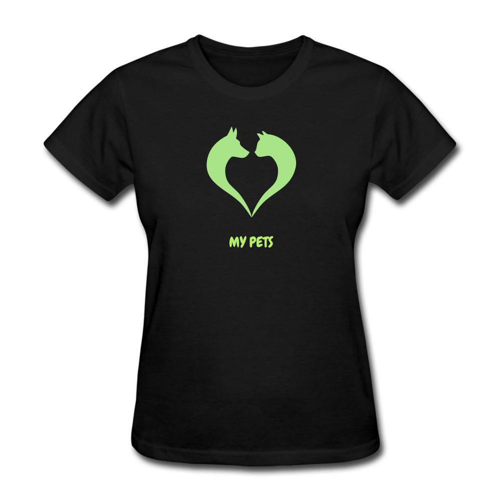 Love My Pets Women's T-Shirt - black