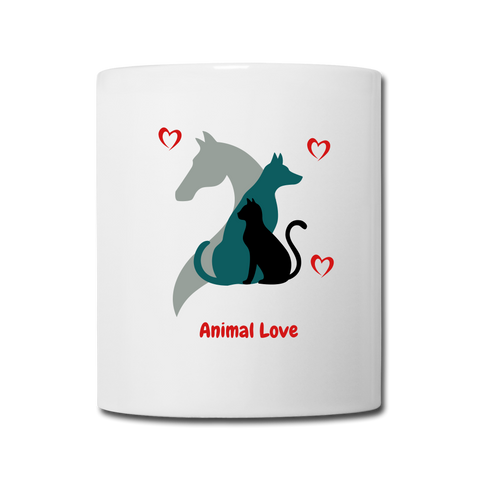 Image of Animal Lover Mug -Coffee/Tea Mug - white
