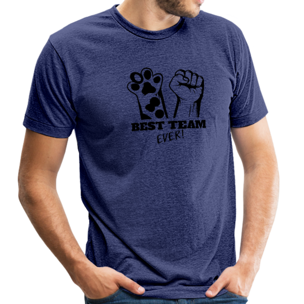 Beast Feeding Ever Unisex Tri-Blend T-Shirt - heather indigo