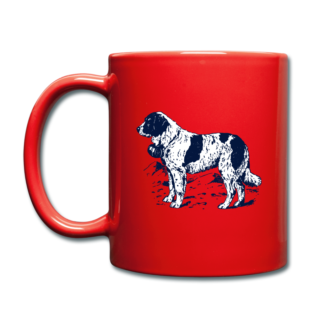 St. Bernard Lovers Coffee Mug - red