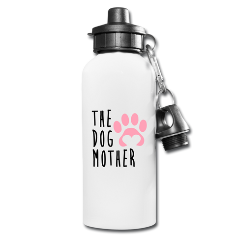 Image of The Dog Mother Water Bottle - white