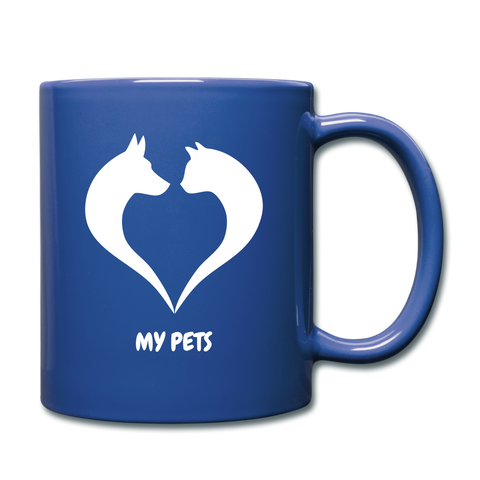 Image of Love My Pets Full Color Mug - royal blue
