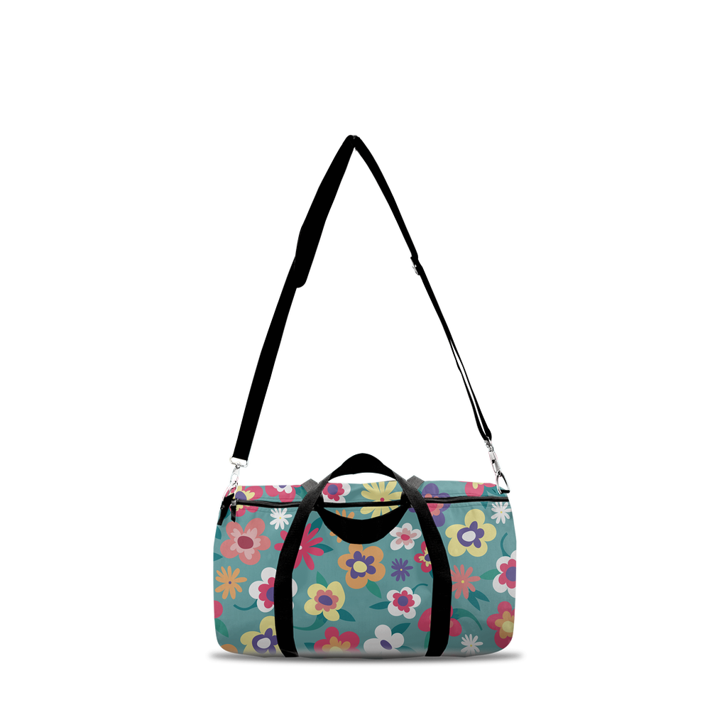 Colorful Floral Duffle Bags