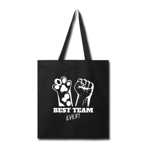 Image of Best Team Ever Tote Bag - black