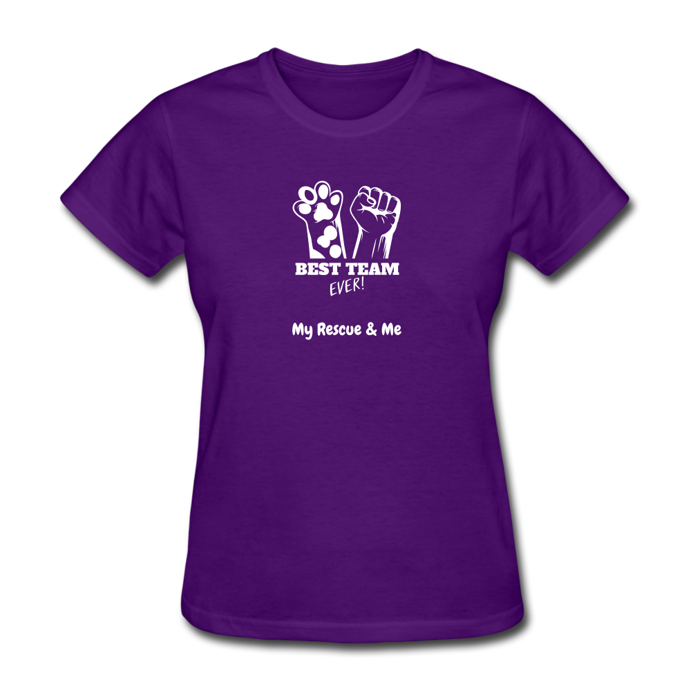 Beast Team Ever - My Rescue and Me - Women's T-Shirt - purple