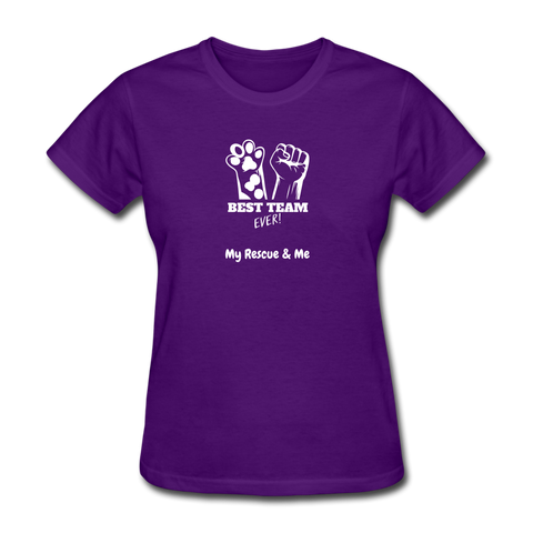 Image of Beast Team Ever - My Rescue and Me - Women's T-Shirt - purple