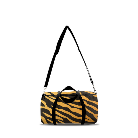 Image of Tiger Print Duffle Bags - Personalize with Your Own Print