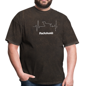 I love dachshunds Men's T-Shirt - mineral black