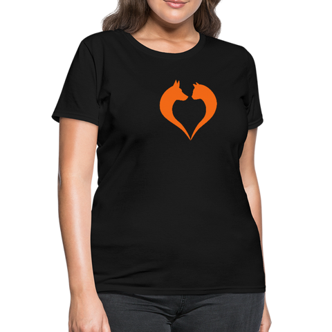 Image of I love dogs and cats Women's T-Shirt - black