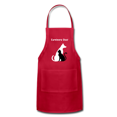Image of Adjustable Apron - red