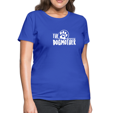 Image of The Dog Mother Women's T-Shirt - royal blue