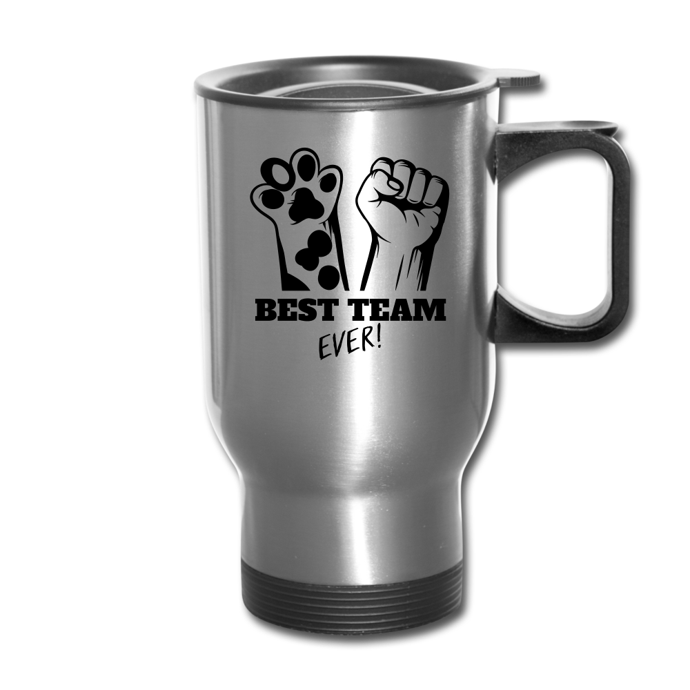 Team Up Travel Mug - silver