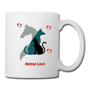 Animal Lover Mug -Coffee/Tea Mug - white