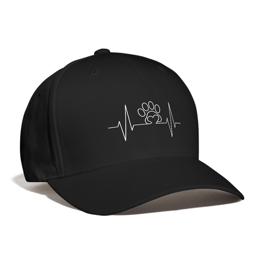 My  Heart beats for Pets Baseball Cap - black