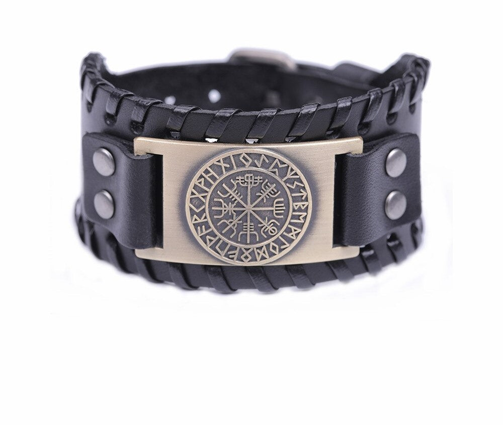 Wiccan Compass Viking Bracelet