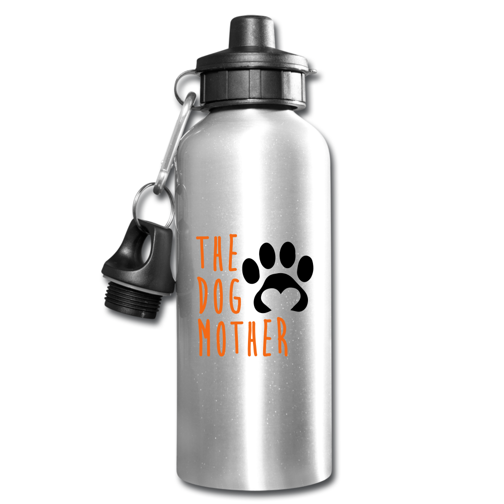 The Dog Mother Water Bottle - silver