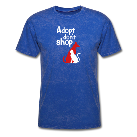 Image of Adopt don't Shop Men's T-Shirt - mineral royal