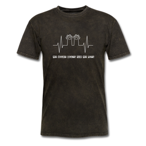 My heart beats for my pets Men's T-Shirt - mineral black