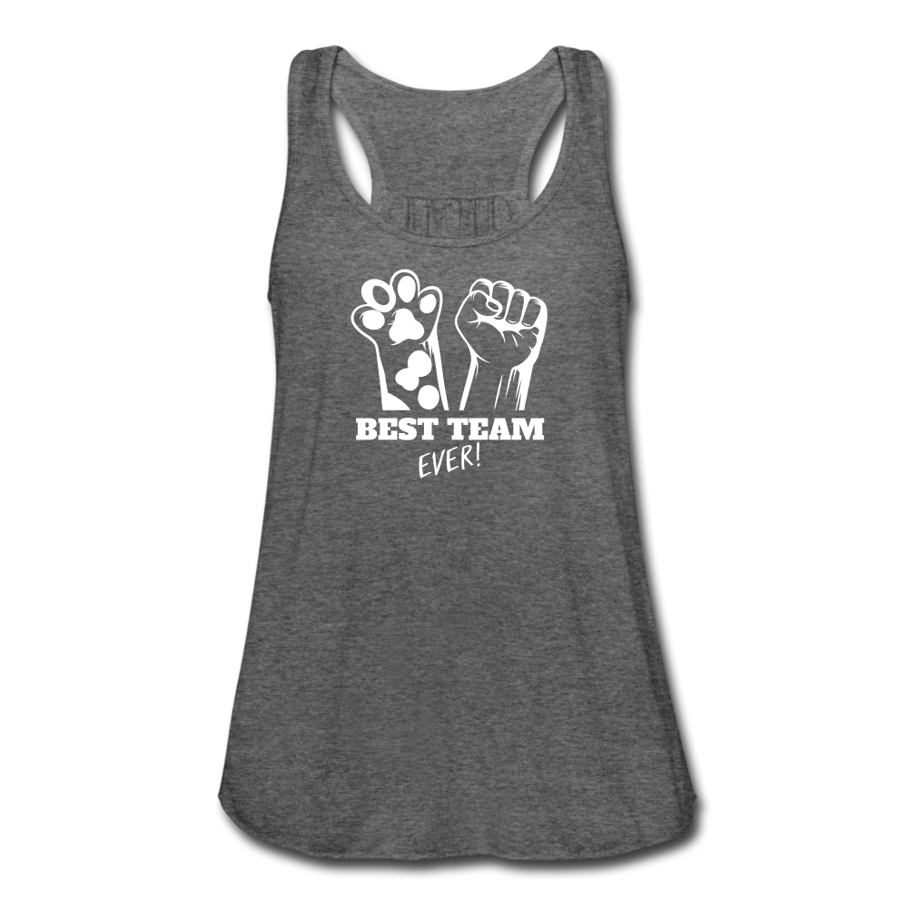 Best Team Ever Women's Flowy Tank Top by Bella - deep heather