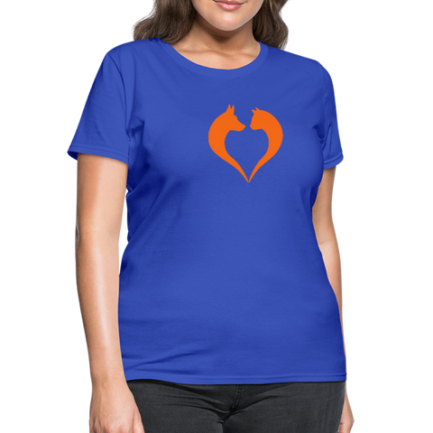 Image of I love dogs and cats Women's T-Shirt - royal blue
