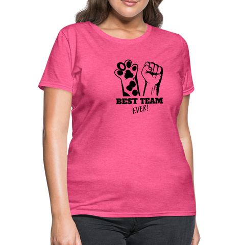 Image of best Team Ever Women's T-Shirt - heather pink