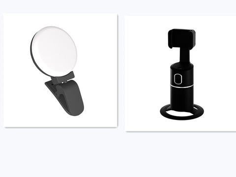 Image of Smart Face Recognition Tracking PTZ Mobile Phone Stand Anchor Live Broadcast Stand