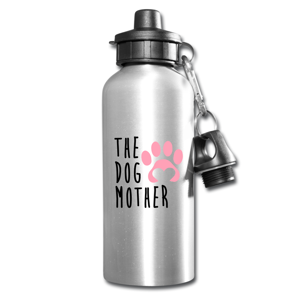 The Dog Mother Water Bottle - silver