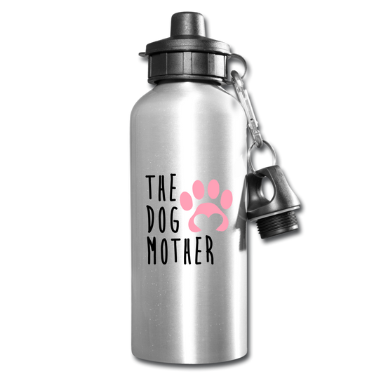 The Dog Mother Water Bottle - silver