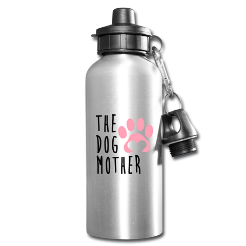 Image of The Dog Mother Water Bottle - silver