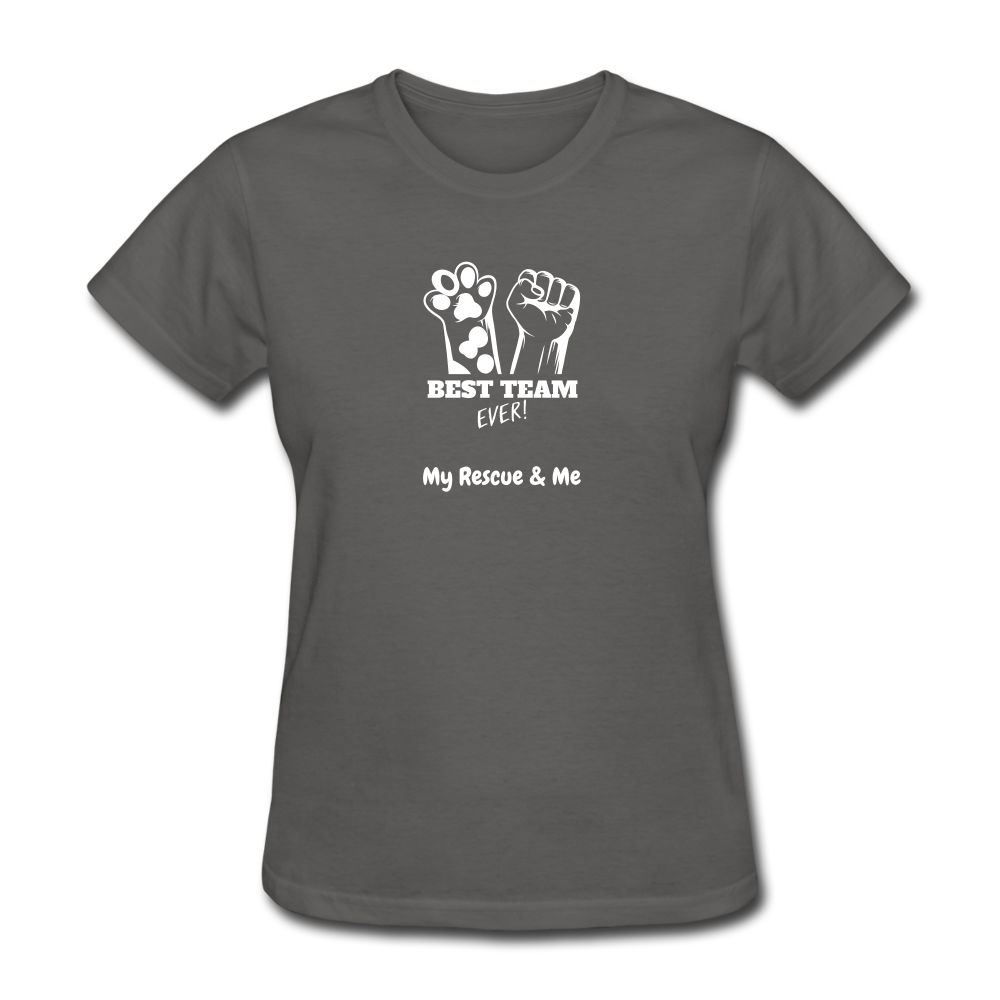 Beast Team Ever - My Rescue and Me - Women's T-Shirt - charcoal