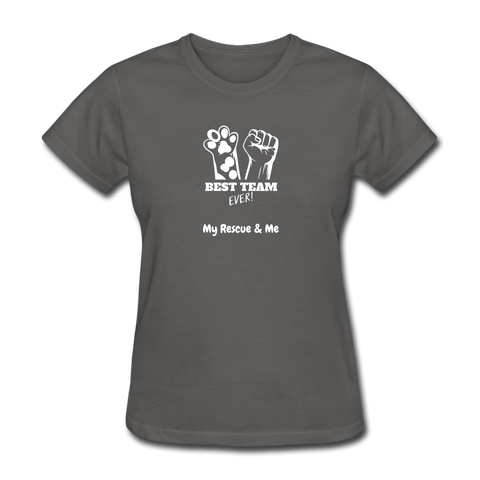 Image of Beast Team Ever - My Rescue and Me - Women's T-Shirt - charcoal