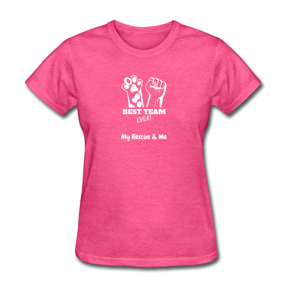 Beast Team Ever - My Rescue and Me - Women's T-Shirt - heather pink