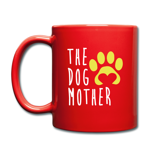 Image of The Dog Full Color Mug - red